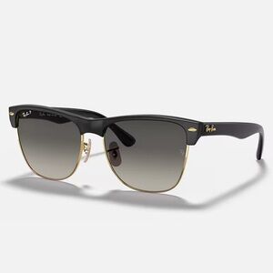 Ray-Ban Clubmaster Oversized (Polarized) - Matte Black